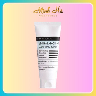 Sữa rửa mặt Derma Factory pH Balancing Cleansing Foam 120g cấp ẩm sâu và làm dịu da
