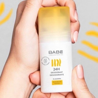 Lăn khử mùi Laboratorios Babe Desodorante 24h 50ml ngăn mồ hôi hương thơm dịu nhẹ