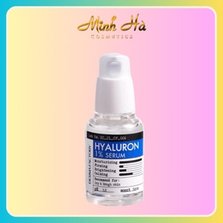 Tinh chất Derma Factory Hyaluron 1% Serum 30ml dưỡng ẩm căng bóng
