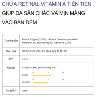 Kem dưỡng ban đêm Derma Factory Retinal 300ppm Cream 30g chống lão hóa