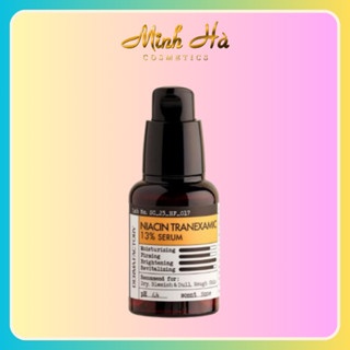 Tinh chất Derma Factory Niacin Tranexamic Acid 13% 30ml dưỡng trắng da mờ thâm nám