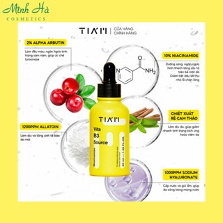 Serum dưỡng trắng Tiam Vita B3 Source 40ml phục hồi làm đều màu da