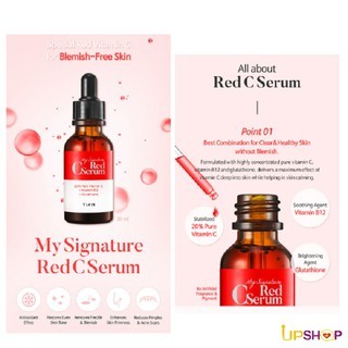 Serum Tiam My Signature Red C 30ml giúp trắng da mờ thâm nám