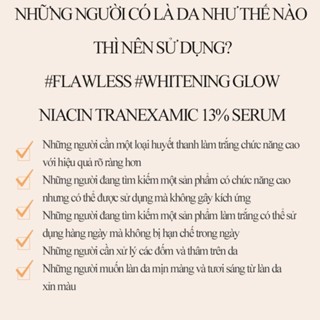 Tinh chất Derma Factory Niacin Tranexamic Acid 13% 30ml dưỡng trắng da mờ thâm nám
