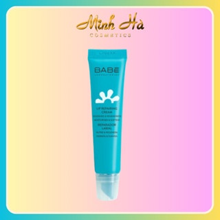 Son dưỡng BABE Lip Repairing Cream 15ml dưỡng ẩm, phục hồi, giúp môi căng mọng