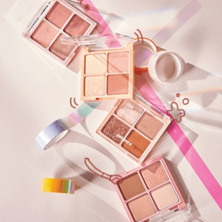 Bảng phấn mắt 4 ô Peripera Ink Pocket Shadow Palette 6.4g chất phấn siêu mịn độ bám màu cao