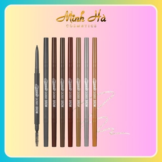Chì kẻ lông mày không lem không trôi Peripera Speedy Skinny Brow 0.05g màu sắc hoàn toàn tự nhiên nhỏ gọn, dễ cầm