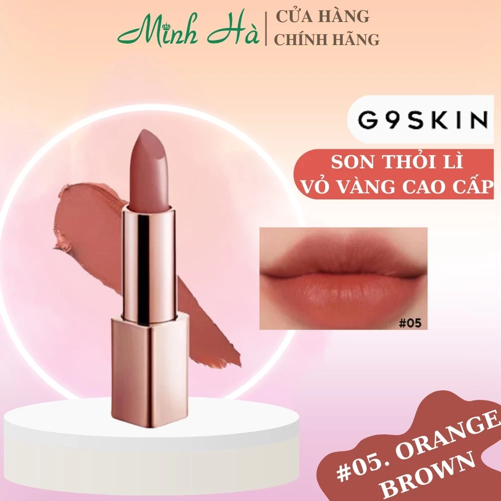 Son lì G9 Skin First V-Fit Lipstick 3.5g chất siêu mịn, bám màu lâu