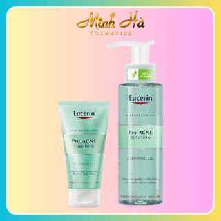 Gel rửa mặt Eucerin Cleansing Gel pro Acne Solution 75/200ml cho da dầu nhờn