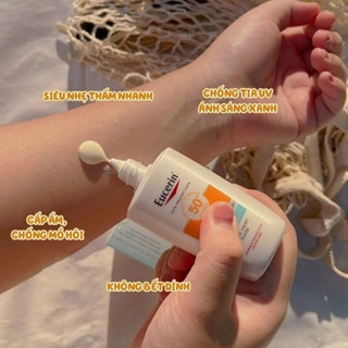 Bộ sản phẩm Eucerin Hyaluron-Filler Epicelline 30ml và kem chống nắng Hydro Ultra Light Fluid SPF50+ 50ml chăm sóc da hiệu quả