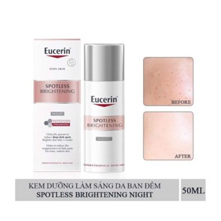 Kem dưỡng Eucerin làm sáng da ban đêm 50ml giúp nuôi dưỡng cho làn da thêm rạng ngời và khỏe mạnh