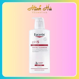 Sữa rửa mặt Eucerin pH5 Facial Cleanser Sensitive Skin 100/400ml dịu nhẹ cho da nhạy cảm