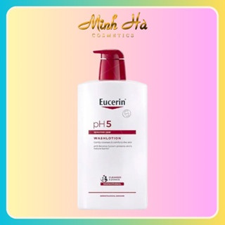 Sữa tắm dịu nhẹ Eucerin pH5 Washlotion 100/400ml làm sạch dịu nhẹ cho da nhạy cảm