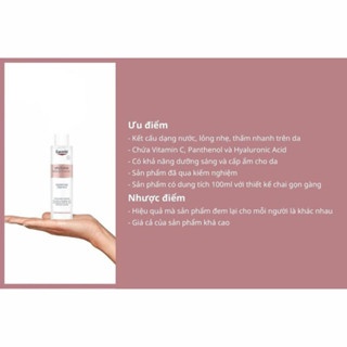 Nước dưỡng sáng & cấp ẩm cho da Eucerin Boosting Essence 100ml phục hồi cấu trúc da, cấp ẩm