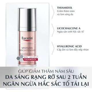 Bộ dưỡng sáng Eucerin Spotless Brightening Booster Serum 30ml và Nước dưỡng Spotless Brightening Boosting Essence 100ml