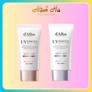 Kem chống nắng d'Alba Waterfull Tone Up Pink Purple Correcting Sun Cream SPF50+ PA++++ 50ml thuần chay an toàn lành tính
