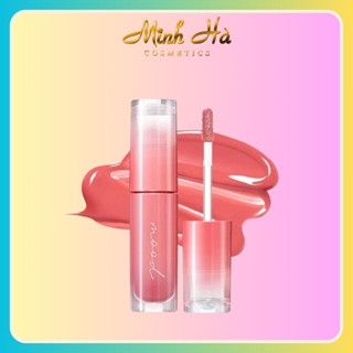 Son bóng Peripera Ink Mood Glowy Tint 4g lên màu chuẩn lâu trôi