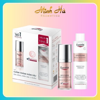 Bộ dưỡng sáng Eucerin Spotless Brightening Booster Serum 30ml và Nước dưỡng Spotless Brightening Boosting Essence 100ml