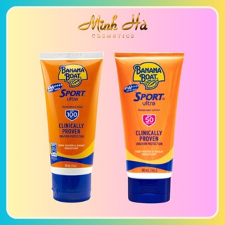 Kem chống nắng Banana Boat Sport Ultra SPF100/50+ PA++++ 90ml bảo vệ da, lâu trôi