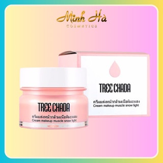 Kem trang điểm TreeChada Cream Makeup Snow Light 50ml dưỡng ẩm, dưỡng trắng, giúp da căng mịn và sáng hồng