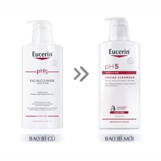 Sữa rửa mặt Eucerin pH5 Facial Cleanser Sensitive Skin 100/400ml dịu nhẹ cho da nhạy cảm