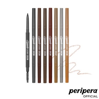 Chì kẻ lông mày không lem không trôi Peripera Speedy Skinny Brow 0.05g màu sắc hoàn toàn tự nhiên nhỏ gọn, dễ cầm