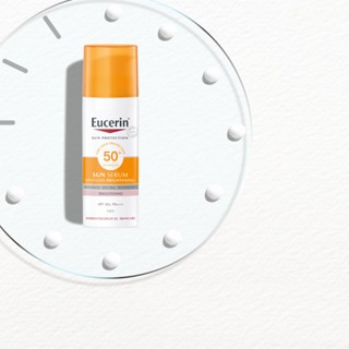 Kem chống nắng Eucerin Sun Serum Spotless Brightening SPF50+ PA++++ 50ml dưỡng trắng da mờ đốm nâu