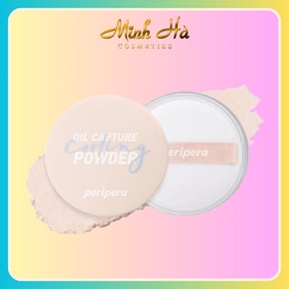 Phấn phủ PERIPERA Oil Capture Cooling Powder 11g hạt phấn siêu nhẹ kiềm dầu