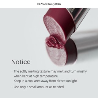Son dưỡng Peripera Ink Mood Glowy Balm Night Peri 3.2g dưỡng ẩm cho môi căng mọng