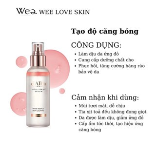 Serum dạng xịt d'Alba vital spray serum 100ml (hồng) làm sáng cấp ẩm và căng bóng da