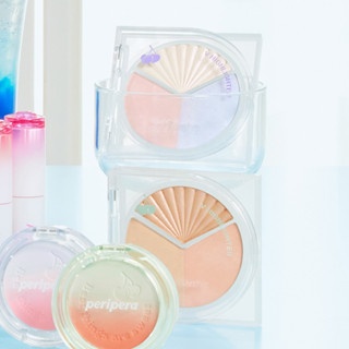 Phấn bắt sáng Peripera V Highlighter 8.3g gồm 3 tone màu ánh nhũ tạo hiệu ứng 3 chiều