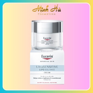 Kem dưỡng ẩm Eucerin UltraSensitive Lipo-Balance Cream 50ml dưỡng ẩm chuyên sâu