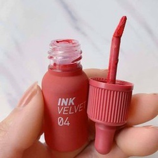 Son kem lì Ink Velvet Peripera 4g lên môi mượt bền màu