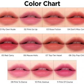 Son thỏi Peripera Ink Mood Matte Stick 3g chất lì dễ tán mềm mượt và bám màu tốt