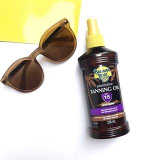 Dầu tắm nắng Banana boat Protective Tanning Oil SPF15 236ml chịu nước và mồ hôi