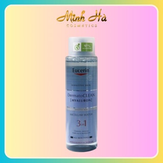 Nước tẩy trang Eucerin DermatoCLEAN 400ml giúp làm sạch sâu dịu nhẹ cho da