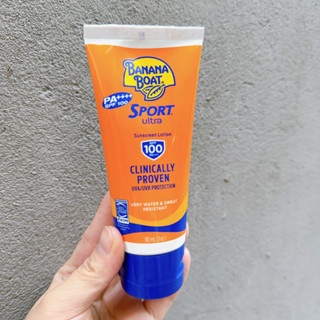 Kem chống nắng Banana Boat Sport Ultra SPF100/50+ PA++++ 90ml bảo vệ da, lâu trôi