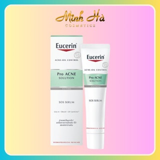 Tinh chất Eucerin Pro Acne SOS Serum 10ml kiểm soát dầu nhờn hỗ trợ giảm mụn