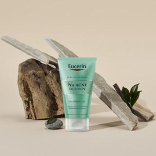 Bộ sản phẩm Eucerin gel rửa mặt dịu nhẹ cho da mụn 75ml và gel giảm mụn Pro Acne 40ml chăm sóc da toàn diện
