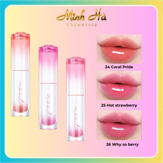 Son Peripera Ink Mood Glowy Tint Soda Cafe 4g mỏng nhẹ căng mọng lâu trôi