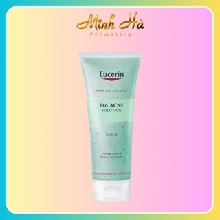 Tẩy tế bào chết Eucerin Pro Acne Solution Scrub 100ml hỗ trợ giảm dàu hạn chế mụn