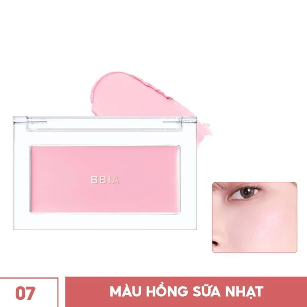 Má hồng dạng kem Bbia Ready To Wear Downy Cheek 3.5g mềm mịn, lên màu chuẩn