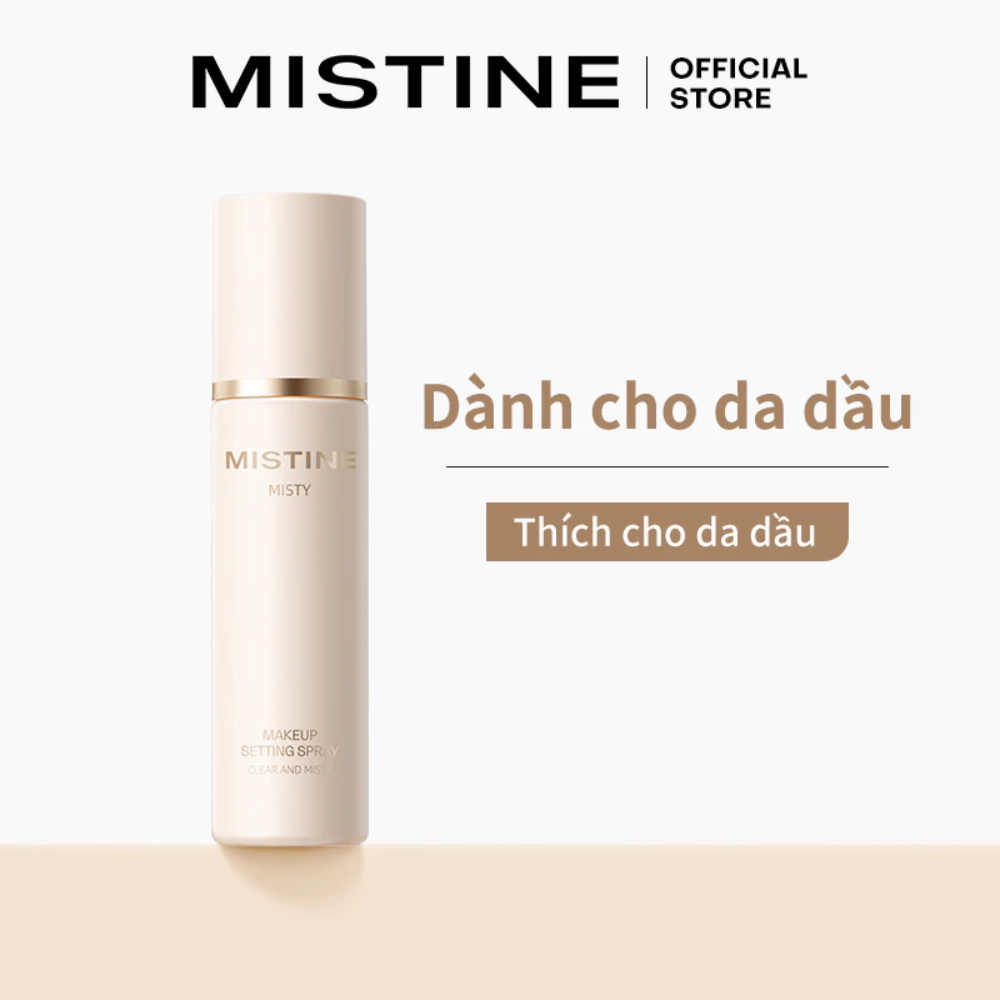Xịt khóa nền Mistine Light Settting Spray 100ml mịn lì hiệu quả