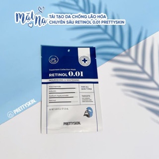 Mặt nạ Prettyskin Treatment Collection Mask 25ml cấp ẩm, phục hồi và dưỡng trắng da