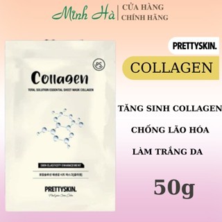 Mặt nạ Prettyskin Total Solution Essential Sheet Mask 23g cải thiện lão hóa, cấp ẩm, làm dịu da