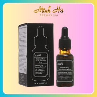 Serum Klairs Midnight Blue Youth Activating Drop 20ml giúp dưỡng ẩm và phục hồi da