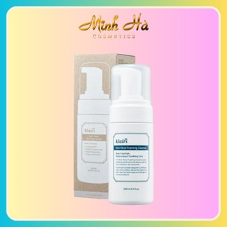 Sữa rửa mặt dạng bọt Klairs Rich Moist Foaming Cleanser 100ml phù hợp với da nhạy cảm