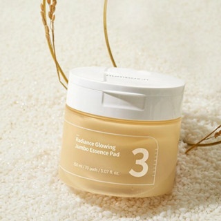 Toner Pad Numbuzin No.3 Radiance Glowing Jumbo Essence 180ml dưỡng sáng da, cấp ẩm
