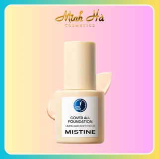 Kem nền Mistine Cover All Foundation 30g dưỡng ẩm che phủ tốt