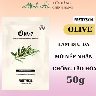 Mặt nạ Prettyskin Total Solution Essential Sheet Mask 23g cải thiện lão hóa, cấp ẩm, làm dịu da